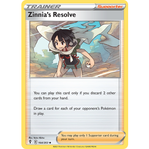 Zinnia's Resolve 164/203 Pokemon TCG Sword & Shield Evolving Skies