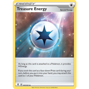 Treasure Energy 165/203 Pokemon TCG Sword & Shield Evolving Skies