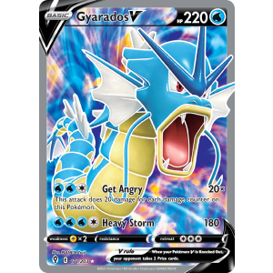 Rare Ultra Gyarados V 171/203 Pokemon TCG Sword & Shield Evolving Skies