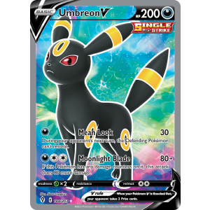 Rare Ultra Umbreon V 188/203 Pokemon TCG Sword & Shield Evolving Skies