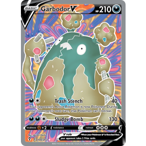 Rare Ultra Garbodor V 190/203 Pokemon TCG Sword & Shield Evolving Skies