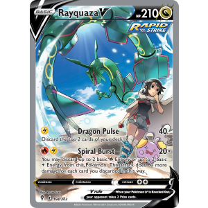 Rare Ultra Rayquaza V 194/203 Pokemon TCG Sword & Shield Evolving Skies