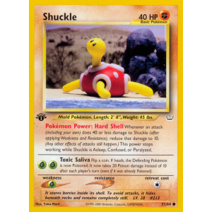 Shuckle 51/64 Pokemon TCG Neo Neo Revelation