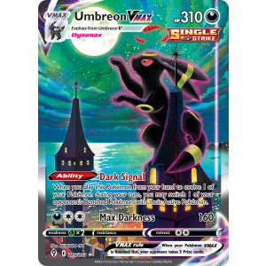 Rare Rainbow Umbreon VMAX 215/203 Pokemon TCG Sword & Shield Evolving Skies