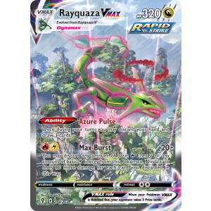 Rare Rainbow Rayquaza VMAX 218/203 Pokemon TCG Sword & Shield Evolving Skies