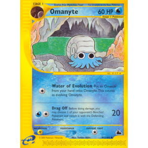 Omanyte 41/144 Pokemon TCG E-Card Skyridge