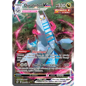 Rare Rainbow Duraludon VMAX 220/203 Pokemon TCG Sword & Shield Evolving Skies