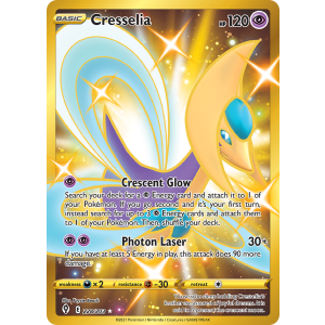 Rare Secret Cresselia 228/203 Pokemon TCG Sword & Shield Evolving Skies