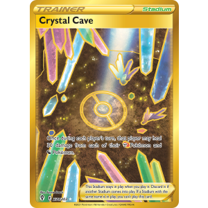 Rare Secret Crystal Cave 230/203 Pokemon TCG Sword & Shield Evolving Skies