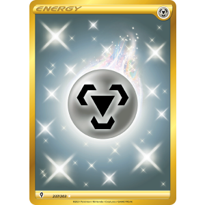 Rare Secret Metal Energy 237/203 Pokemon TCG Sword & Shield Evolving Skies