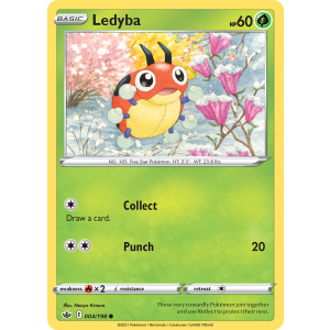 Ledyba 4/198 Pokemon TCG Sword & Shield Chilling Reign