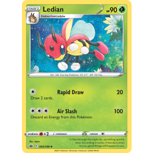 Ledian 5/198 Pokemon TCG Sword & Shield Chilling Reign