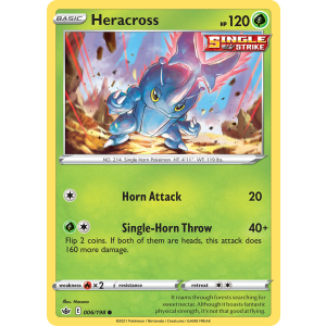 Heracross 6/198 Pokemon TCG Sword & Shield Chilling Reign