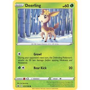 Deerling 11/198 Pokemon TCG Sword & Shield Chilling Reign