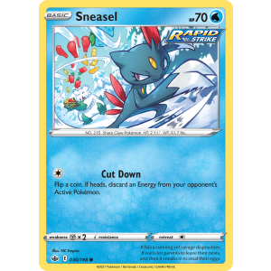 Sneasel 30/198 Pokemon TCG Sword & Shield Chilling Reign