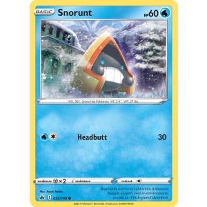 Snorunt 35/198 Pokemon TCG Sword & Shield Chilling Reign