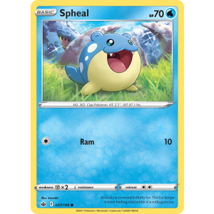 Spheal 37/198 Pokemon TCG Sword & Shield Chilling Reign