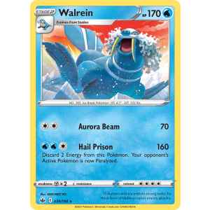 Walrein 39/198 Pokemon TCG Sword & Shield Chilling Reign