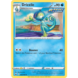 Drizzile 42/198 Pokemon TCG Sword & Shield Chilling Reign