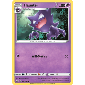 Haunter 56/198 Pokemon TCG Sword & Shield Chilling Reign