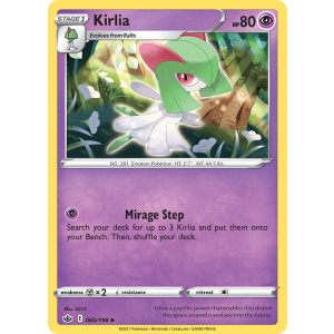 Kirlia 60/198 Pokemon TCG Sword & Shield Chilling Reign