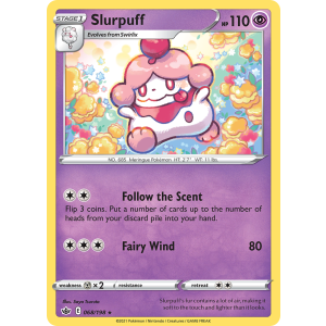 Slurpuff 68/198 Pokemon TCG Sword & Shield Chilling Reign