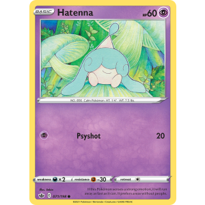 Hatenna 71/198 Pokemon TCG Sword & Shield Chilling Reign