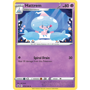 Hattrem 72/198 Pokemon TCG Sword & Shield Chilling Reign