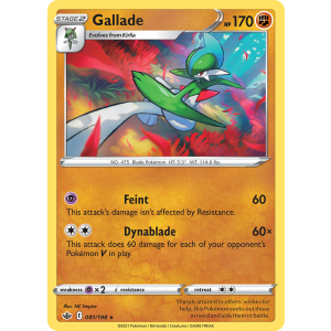 Gallade 81/198 Pokemon TCG Sword & Shield Chilling Reign