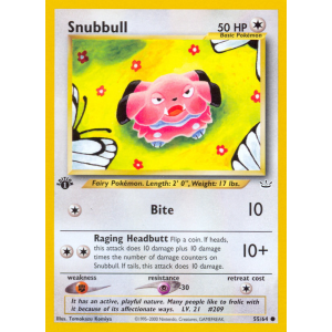 Snubbull 55/64 Pokemon TCG Neo Neo Revelation