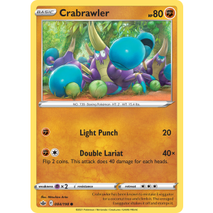 Crabrawler 84/198 Pokemon TCG Sword & Shield Chilling Reign