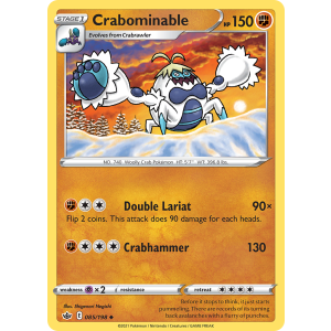 Crabominable 85/198 Pokemon TCG Sword & Shield Chilling Reign