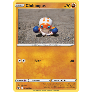 Clobbopus 91/198 Pokemon TCG Sword & Shield Chilling Reign