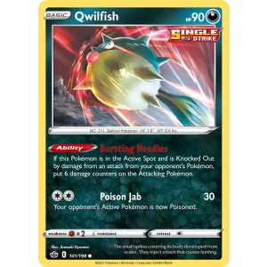 Qwilfish 101/198 Pokemon TCG Sword & Shield Chilling Reign