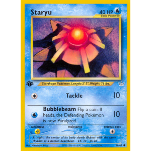 Staryu 56/64 Pokemon TCG Neo Neo Revelation