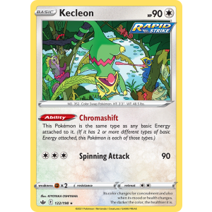 Kecleon 122/198 Pokemon TCG Sword & Shield Chilling Reign