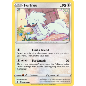 Furfrou 126/198 Pokemon TCG Sword & Shield Chilling Reign