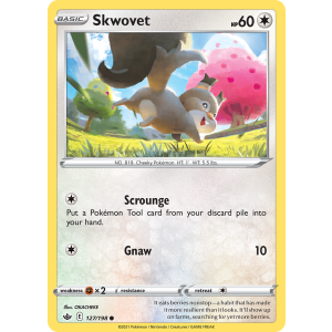 Skwovet 127/198 Pokemon TCG Sword & Shield Chilling Reign