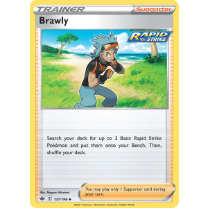 Brawly 131/198 Pokemon TCG Sword & Shield Chilling Reign