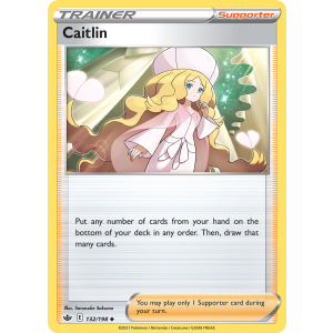 Caitlin 132/198 Pokemon TCG Sword & Shield Chilling Reign