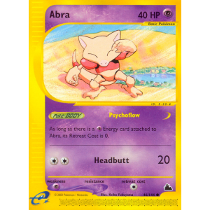 Abra 46/144 Pokemon TCG E-Card Skyridge