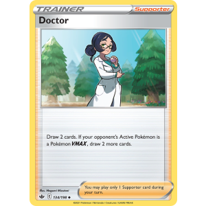 Doctor 134/198 Pokemon TCG Sword & Shield Chilling Reign