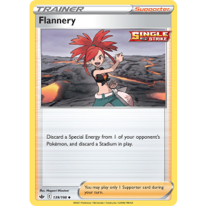 Flannery 139/198 Pokemon TCG Sword & Shield Chilling Reign