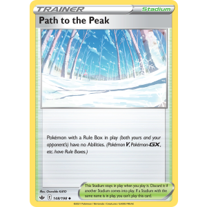 Path to the Peak 148/198 Pokemon TCG Sword & Shield Chilling Reign