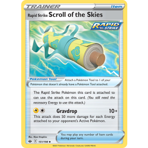 Rapid Strike Scroll of the Skies 151/198 Pokemon TCG Sword & Shield Chilling Reign