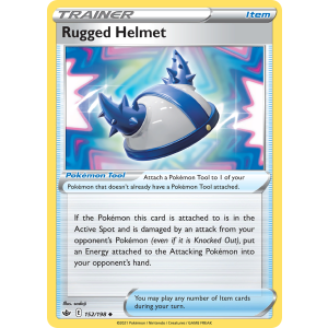 Rugged Helmet 152/198 Pokemon TCG Sword & Shield Chilling Reign