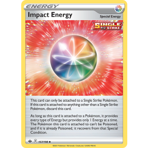 Impact Energy 157/198 Pokemon TCG Sword & Shield Chilling Reign