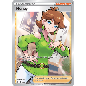 Rare Ultra Honey 192/198 Pokemon TCG Sword & Shield Chilling Reign