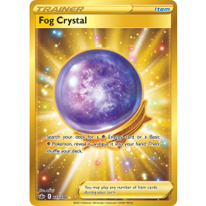 Rare Secret Fog Crystal 227/198 Pokemon TCG Sword & Shield Chilling Reign