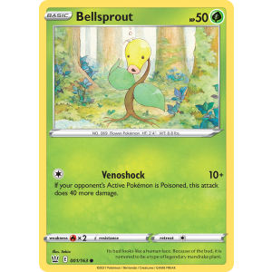 Bellsprout 1/163 Pokemon TCG Sword & Shield Battle Styles